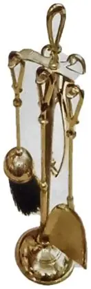 Fire sets, item SE-44004, brass