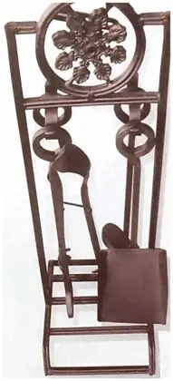 Fire sets, item SE-44007, powder coated textured