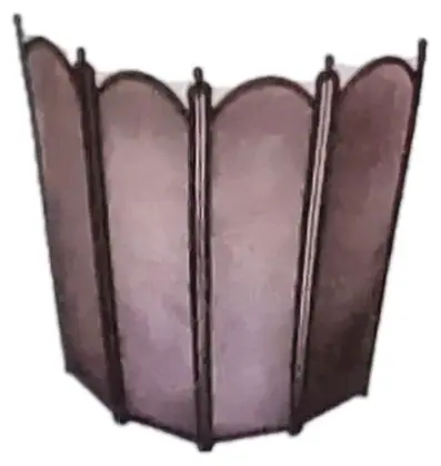 Fire screen, item SE-44009, powder coated textured