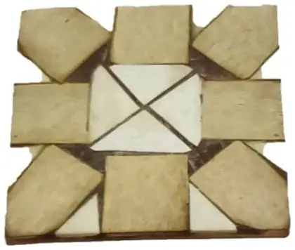 Wooden and bone coasters, item SE-47001