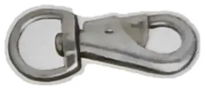 Bull snap, item SE-50004, satin chrome plated