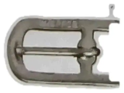 Saj big long buckle 1%, item SE-50011, stainless steel