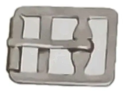 Girth buckle h, item SE-50015, stainless steel