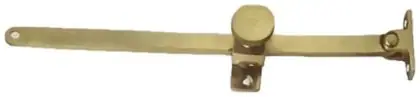 Casement stay sliding, item SE-5002, brass polished lacquered