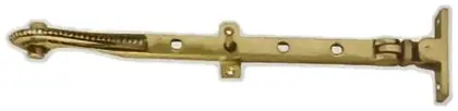 Casement stay, item SE-5003, brass polished lacquered