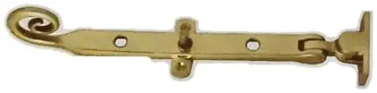 Casement stay, item SE-5009, brass polished lacquered