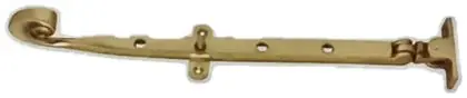 Casement stay, item SE-5010, brass polished lacquered