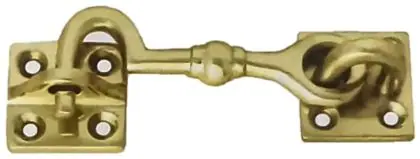 Cabin hook, item SE-5017, brass polished lacquered