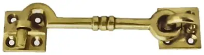Cabin hook, item SE-5021, brass polished lacquered