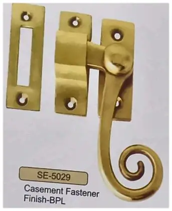 Hardware, item SE-5029, brass polished lacquered