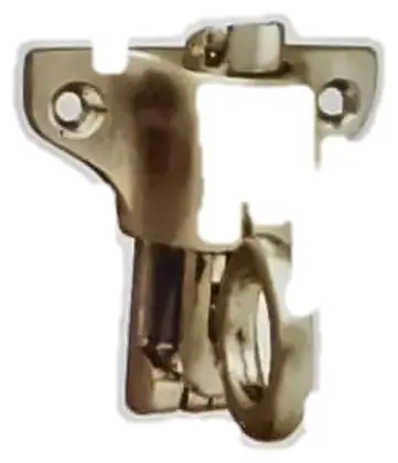 Fanlight catch, item SE-5041, brass polished lacquered