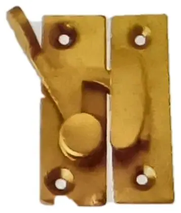 Casement fastener, item SE-5043, brass polished lacquered