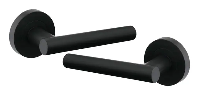 Liberty T-bar lever on rose, item SE-52004, matt black