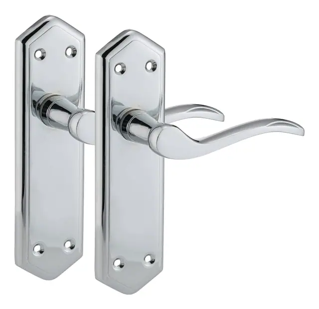 London Suite lever latch, item SE-52012, polished chrome