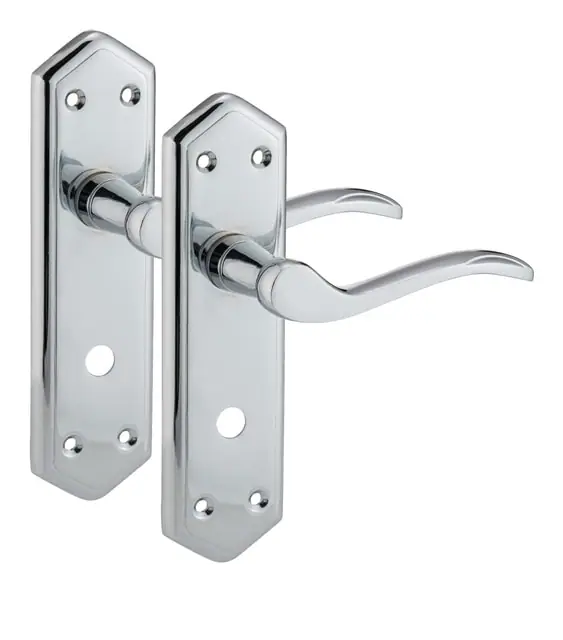 London Suite lever bathroom, item SE-52014, polished chrome
