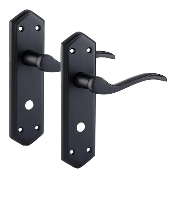 London Suite lever bathroom, item SE-52017, matt black