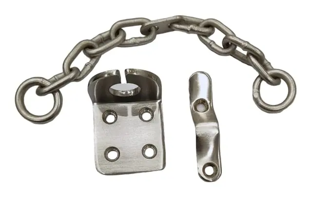 Door chain, item SE-53004, satin silver