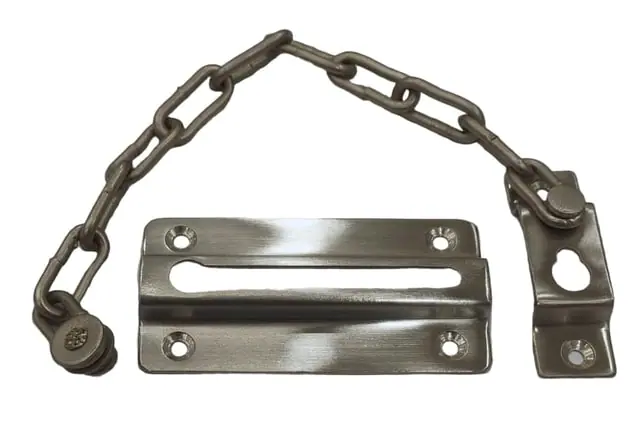 Sliding door chain, item SE-53009, satin silver