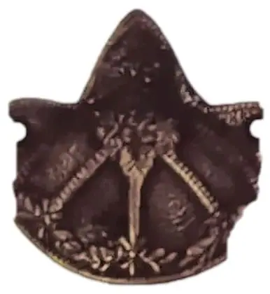 Cabinet handle, item SE-6006, antique brass