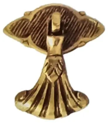 Drop handle, item SE-6012, brass polished lacquered