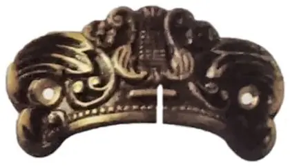 Drawer pulls, item SE-8009, antique brass