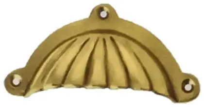 Drawer pulls, item SE-8011, brass polished lacquered