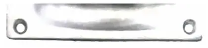Flush pull, item SE-9004, satin chrome plated